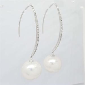 2024 últimos pendientes de gota de oro real elegantes de lujo de 18K 14K 9K con perlas naturales de agua dulce regalo chapado en rodio para mujeres - Product Image 3