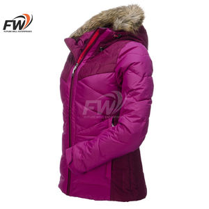 Chaqueta Larga Acolchada para Mujer, Cómoda y 100% Transpirable, Servicio OEM para Otoño e Invierno - Product Image 4