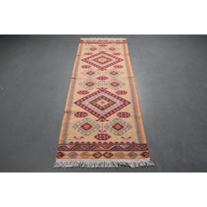 Vintage Turkish Rug, 2.6x6.7 ft Rug, <b>Red</b> <b>Runner</b> Southwestern Rug - Product Image 5