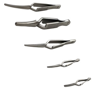 Clip chirurgical de précision pour micro-vasseaux artériels et veineux en acier inoxydable, pince d'occlusion temporaire, clip hémostatique chirurgical - Product Image 1