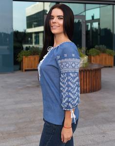 Vestido bohemio bordado floral Cinturón de borlas Hasta el té Escote en V Mangas largas Tejido tejido-Satén Estilo informal simple para fiestas - Product Image 2