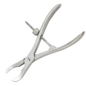 Pinces à vis orthopédiques incurvées chirurgicales à long bec pointu en acier inoxydable Instruments osseux par Surgiright - Product Image 4