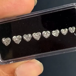 Diamante Cultivado en Laboratorio, Corte Brillante Modificado en Forma de Corazón, Certificado IGI, Solitario Suelto, Joyería Hecha a Mano al por Mayor, Aniva HC012, Color F, India - Product Image 5