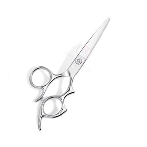 Ciseaux de barbier en acier inoxydable de haute qualité, bord de rasoir extra-affûté, manche élégant, finition polie, pour droitiers, précision professionnelle - Product Image 4