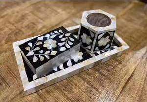 Brûleur d'encens en nacre élégant pour les porte-encens à la maison pour la maison - Product Image 3