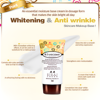 Crema Facial Coreana Personalizada con Logotipo, Mini Crema Blanqueadora de 5 ml, Antiarrugas, Reafirmante, con Niacinamida, Sin Aceite, Sin Fragancia, para Todo Tipo de Piel