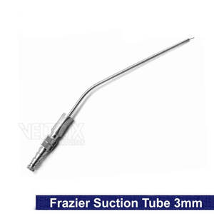 Tube d'aspiration Ferguson Frazier en acier inoxydable haute performance, couleur et taille personnalisées, 2,7 mm, 8 French - Product Image 3