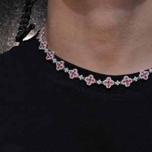 Novedades, Collar de Lujo para Hombre, Estilo Rapero, Plata de Ley 925, con Diamantes de Imitación Moissanite, Estilo Hip Hop, Miami - Product Image 3