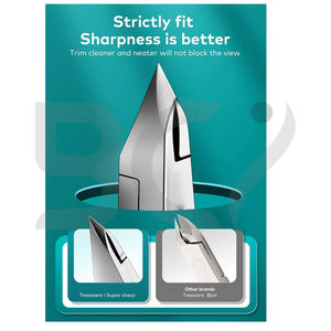 Juego de Cortaúñas de Acero Inoxidable Antideslizante de la Más Alta Calidad 2025, con Abertura de Mandíbula Ancha y Cuchilla Curva para Manicura y Pedicura - Product Image 4