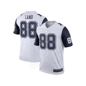 Maillot de football brodé personnalisé maillot de football américain surdimensionné de qualité supérieure personnalisé au design populaire vente en gros - Product Image 2