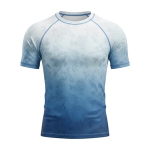Wholesale rash guard for men <b>women</b> kids MMA BJJ jiu jitsu no gi training custom sublimated <b>compression</b> shirt durable swimwear - Product Image 1