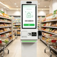 Kiosque de caisse enregistreuse tout-en-un à écran tactile mural de 18,5 pouces avec reconnaissance faciale et NFC pour les scénarios de vente au détail
