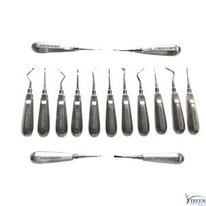 ชุดอุปกรณ์ถอนฟันแบบใช้ซ้ำได้ 15 ชิ้น ทำจากเหล็กและโลหะ - Product Image 1