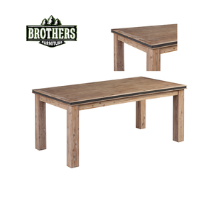 Mesa de comedor de madera maciza de alta calidad a prueba de agua del proveedor de Vietnam-roble/Pino/ACACIA para muebles de hotel y comedor - Product Image 6