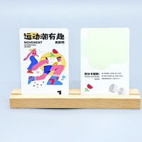 Impression de cartes en papier recyclé avec logo personnalisé, MOQ faible, dépliants pliés, cartes de vœux, cartes de remerciement, factures, petites entreprises