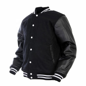 Letterman Jackets Baseball College Chicago Jacket Pakistan Manufacture Wholesale Price Varsity Jacket With Genuine Leather - Product Image 2