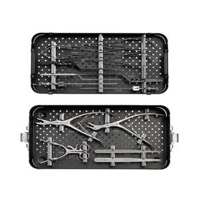 Juego de Instrumentos de Descompresión Microvascular Manual de Metal para Neurocirugía, Procedimientos Craneales y Cerebrales - Product Image 1