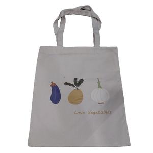 Vente en gros de sacs cabas en toile imprimés avec logo personnalisé sacs à provisions tendance en coton naturel avec motif de lettres - Product Image 6