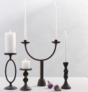 Linternas de velas con marco de Metal negro moderno, soportes decorativos de cilindro de vidrio para el hogar, Patio, jardín, bodas y eventos navideños - Product Image 4