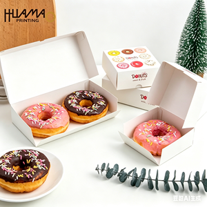 Eco Friendly <b>Donut</b> <b>Packaging</b> <b>Box</b> Food Grade paper <b>box</b> Custom Printed Paper <b>Donut</b> <b>Box</b> OEM ODM <b>Donut</b> <b>Box</b> Factory - Product Image 2