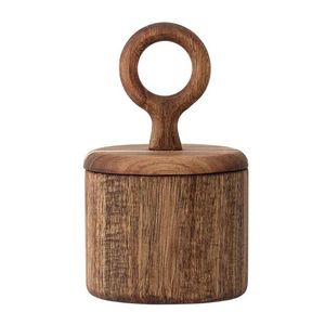 Olla de madera de mango con tapa para cocina, hotel, restaurante, personalizar la cazuela cálida de madera para servir - Product Image 1