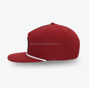 Wholesale Popular Hot Sale in Stock Low MOQ Blank <b>Flat</b> Brim Baseball Cap Nylon Unstructured 5 Panel Snapback <b>Hat</b> - Product Image 2