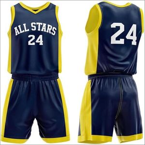 Camisetas de Baloncesto Personalizadas de Alta Calidad, Transpirables, sin Mangas, para Adultos, Tallas Grandes, Camiseta de Entrenamiento con Logotipo Impreso, Conjuntos de Uniformes de Verano - Product Image 1