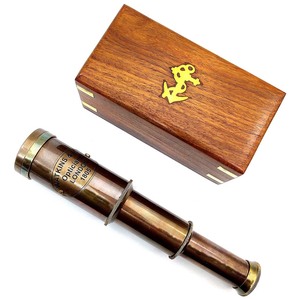 Best <b>Price</b> Sale for Antique Handheld Brass <b>Telescope</b> Vintage Nautical Spyglass Maritime Collectors' Gift - Product Image 5