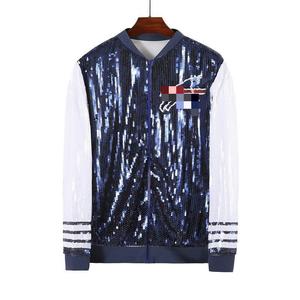 Blouson aviateur à sequins de couleur bleue et rouge pour <span class=keywords><strong>femme</strong></span> Buffalo - Product Image 2