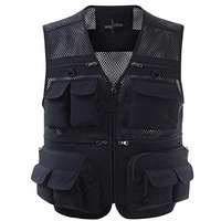 Journaliste photographie Camping gilet hommes multi-poches pêcheur gilet gilet pour escalade pêche randonnée