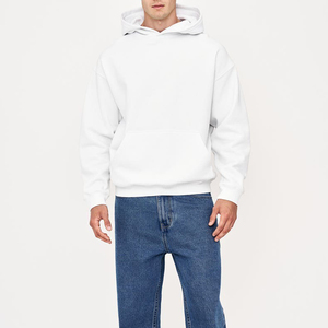 Sudadera de Hombre de Algodón Grueso con Forro Polar, Diseño Oversize Personalizable con Logo, Hombros Caídos, Estilo Holgado - Product Image 4