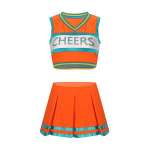 Custom Comfortable Girls Youth Cheer Team Training Sets Latest Design Dance Rhinestone Uniforms New Brand <b>Cheerleading</b> Uniforms - Product Image 3