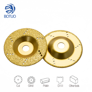 Disco rettificatrice a tazza con vuoto diamantato da 4 pollici | 100mm 10cm disco disco per lucidare il disco in marmo di pietra e granito 16mm - Product Image 3