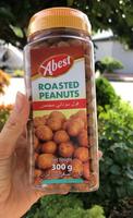 Abest cacahuetes tostados OEM ODM alimentos secos y aperitivos de frijoles 300g sabor salado textura dura en embalaje de botellas para el mercado global