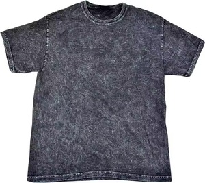 เสื้อยืดผู้ชายคอตตอน 100% ขายส่ง น้ำหนัก 230GSM ซักย้อมสีแบบ Acid Stone Wash คอกลม แขนสั้น พิมพ์ลายดิจิตอล - Product Image 6