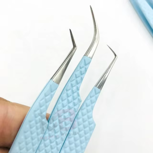 แหนบต่อขนตาสแตนเลสแบบปรับแต่งได้ แบรนด์ส่วนตัว สำหรับสุภาพสตรี แบบตรง 90 องศา - Product Image 6