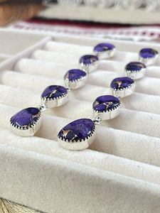 Grape Dahlia Floral Stud <b>Earrings</b> <b>Drop</b> Design in <b>Sterling</b> <b>Silver</b> for Weddings and Parties - Product Image 3