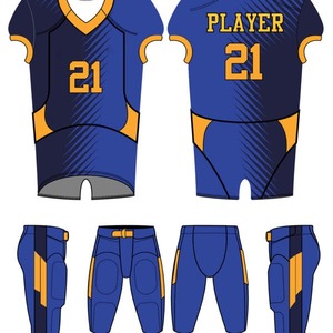 Uniformes de equipo de fútbol americano juvenil hechos por sublimación de alta calidad/camiseta de fútbol americano para personalizar - Product Image 5