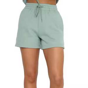 Pantalones cortos de moda personalizados al por mayor para mujer, pantalones cortos informales de algodón puro para gimnasio para mujer - Product Image 4