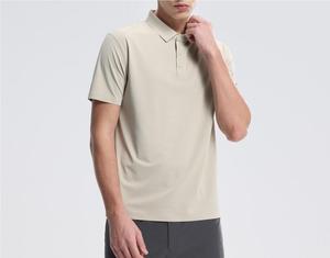 Polos simples en gros pour hommes avec design personnalisé, coupe ample légère, respirant, vêtements de course pour l'exercice quotidien - Product Image 5