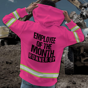 Ropa de trabajo de invierno Jersey con capucha Ligero Pesado Personalizado Hi Vis Hi Visibility Sudaderas con capucha reflectantes de manga larga para hombres - Product Image 4