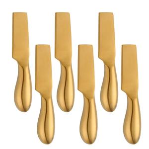 ชุดมีดหั่นชีสทองเหลือง4ชิ้นชุดชีสขนาดเล็กดีไซน์ทันสมัย - Product Image 2