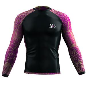 Protège-éruptions cutanées à manches longues col rond entraînement équipement de natation Kickboxing Wear & Bjj Gear - Product Image 2