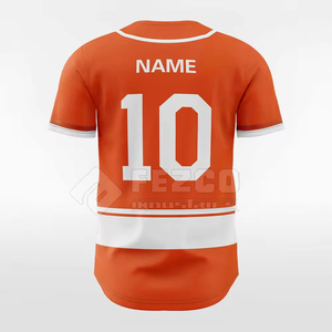 เสื้อเบสบอลระบายอากาศได้ดีไซต์พลัสไซส์ผ้าโพลีเอสเตอร์100% ทีมฝึกออกแบบได้ตามที่ต้องการ - Product Image 3