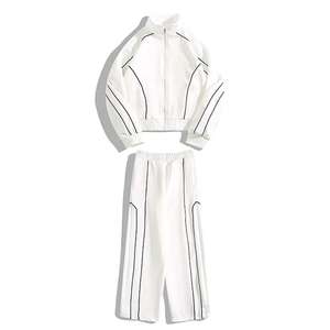 Ensemble de survêtement coupe-vent en nylon pour homme, veste coupe-vent et pantalon de jogging, microfibre légère, décontracté quotidien - Product Image 4