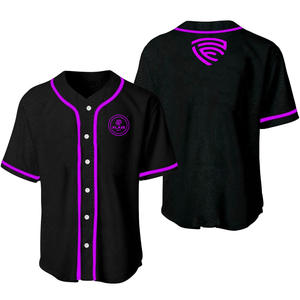 Venta al por mayor personalizado impreso poliéster béisbol Jersey camisetas jóvenes deportes uniforme de talla grande conjunto bordado ropa de softball - Product Image 5