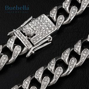 Venta caliente 14K Chapado en oro 925 Plata de ley 10mm Iced Teardrop Miami Cadena cubana para hombres Premium Moissanite Collares - Product Image 3