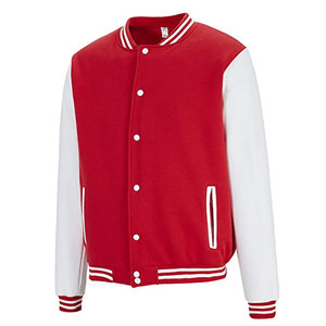 Chaqueta de béisbol informal de manga larga a la moda con logotipo personalizado para hombre de otoño - Product Image 2