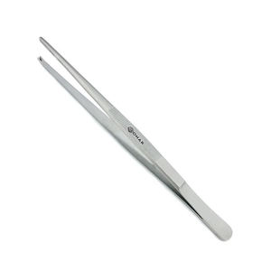 Fórceps de tejido marrón Adson quirúrgico de alto grado, 4,75 "(12cm), recto, 7x7 dientes de agarre lateral herramientas de vendaje de acero inoxidable - Product Image 4