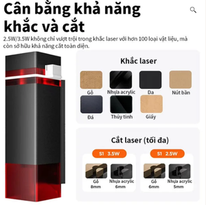 Máquina de grabado láser automática portátil de nueva generación Madera Acrílico Plástico Cuero Caucho - Product Image 2